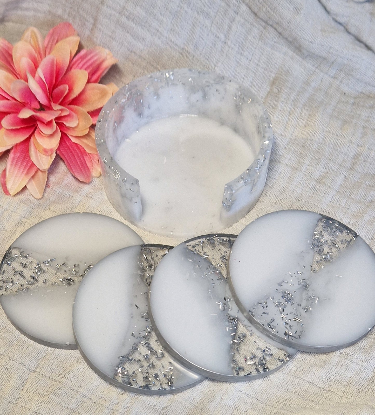 Untersetzer Set in versch. Designs aus Resin