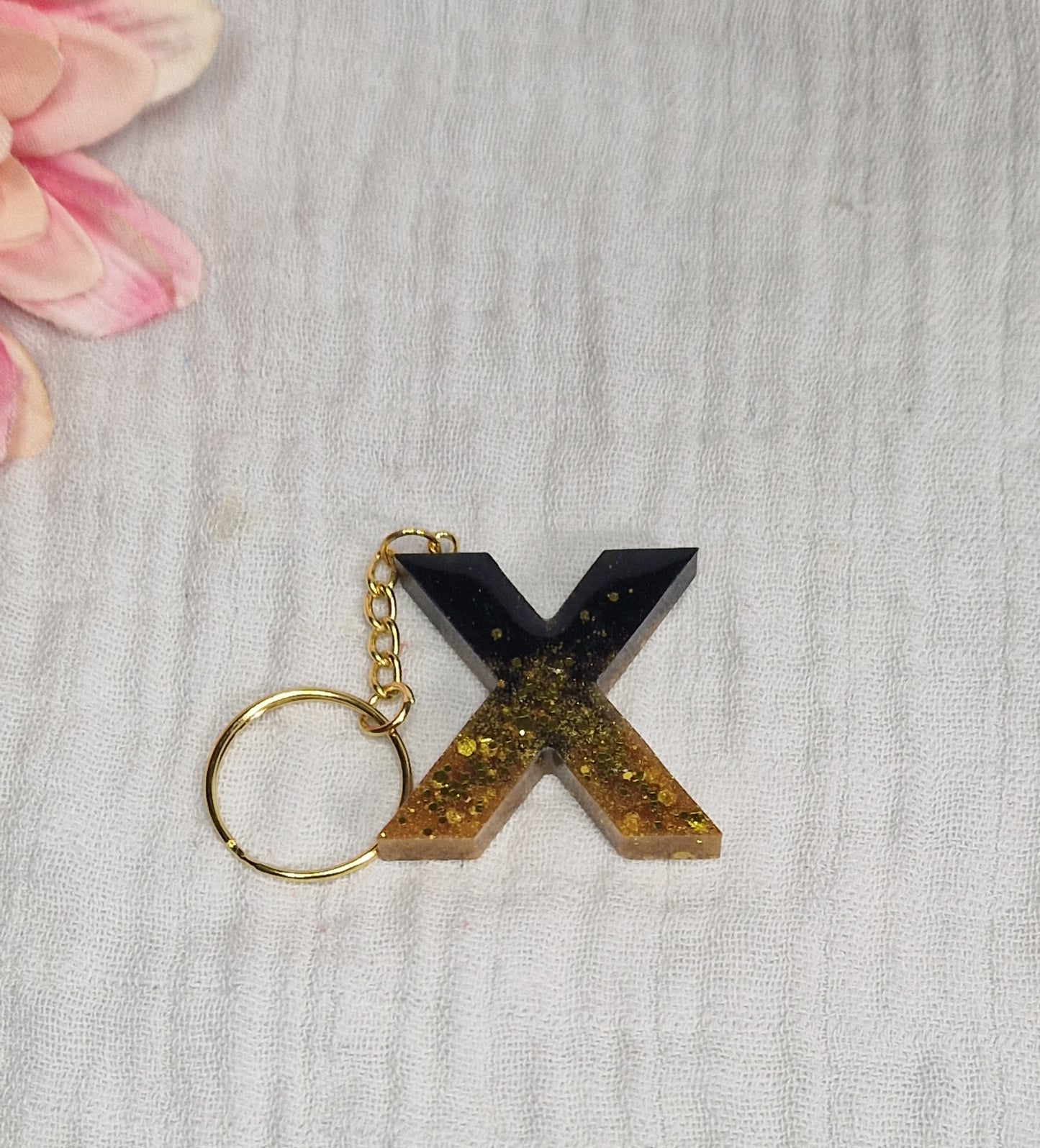 Buchstaben Schlüsselanhänger aus Resin