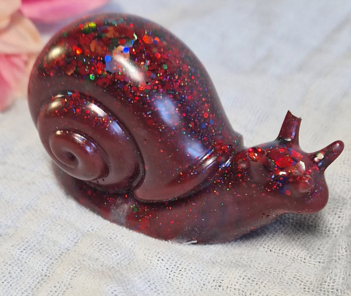 Schnecken Figur Resin B-Ware