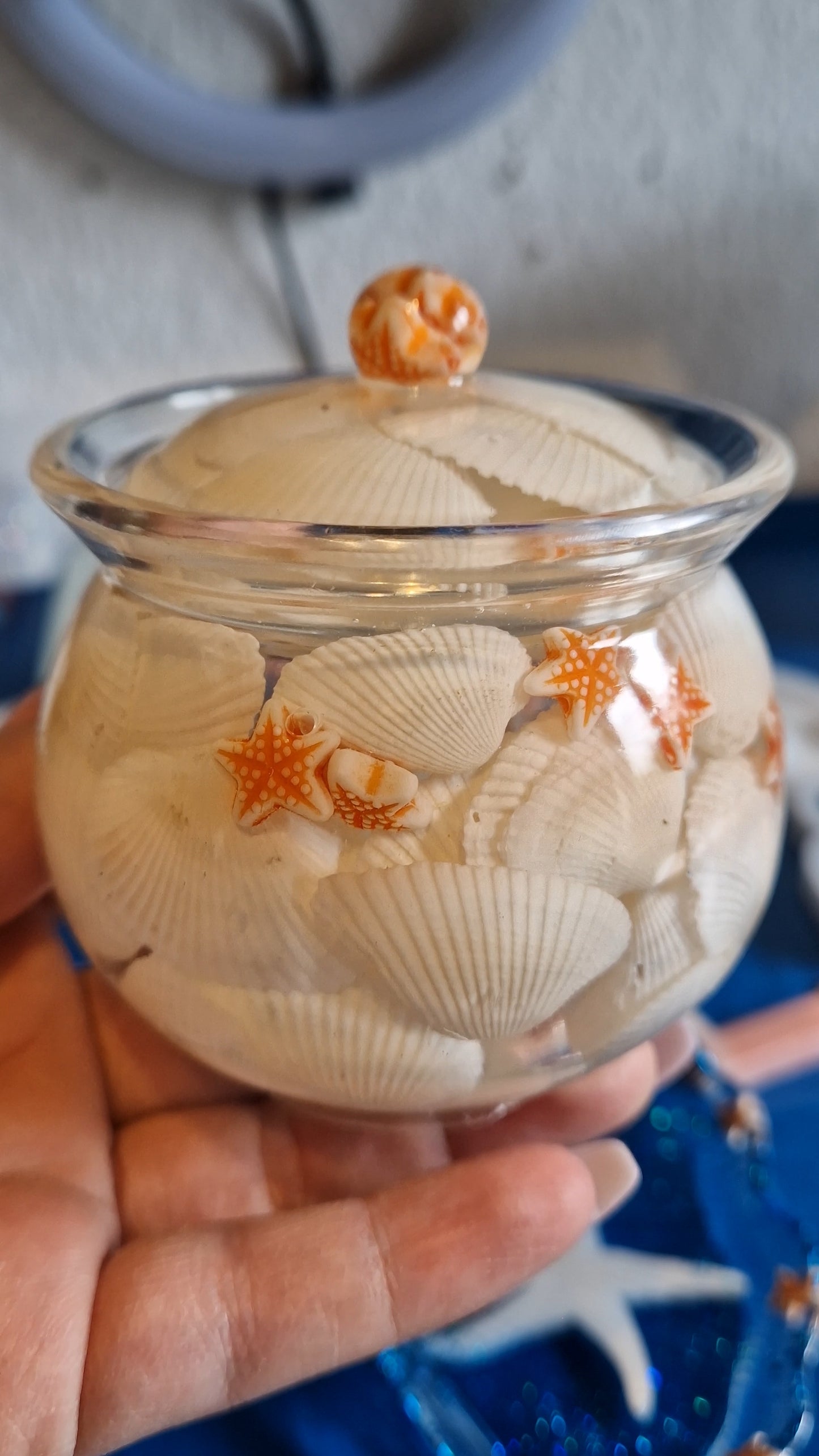 Dose "Honigtopf" aus Resin in versch. Farben