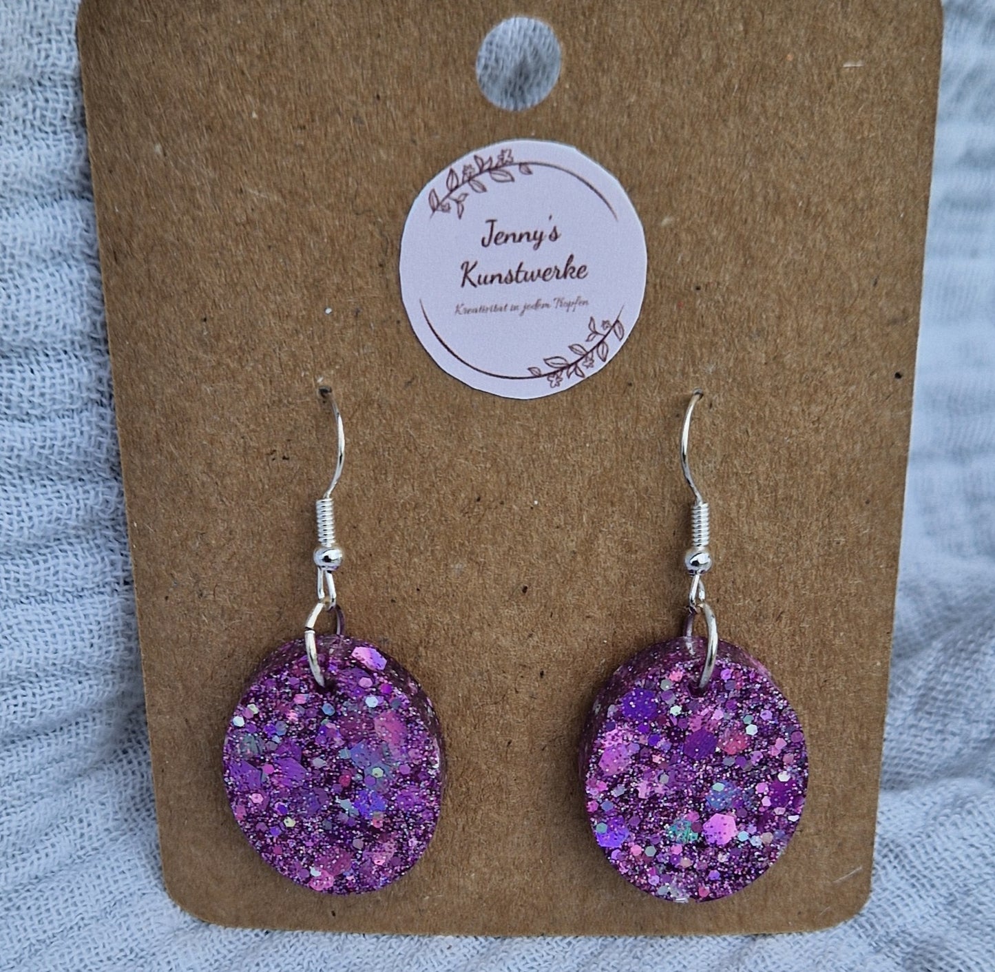 Ohrringe aus Resin in versch. Varianten