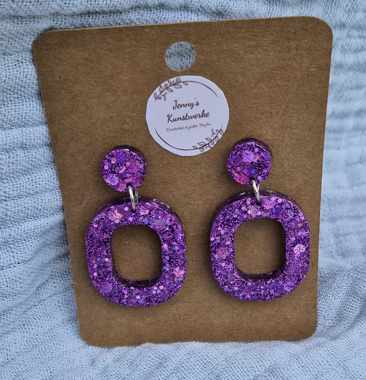 Ohrringe aus Resin in versch. Varianten