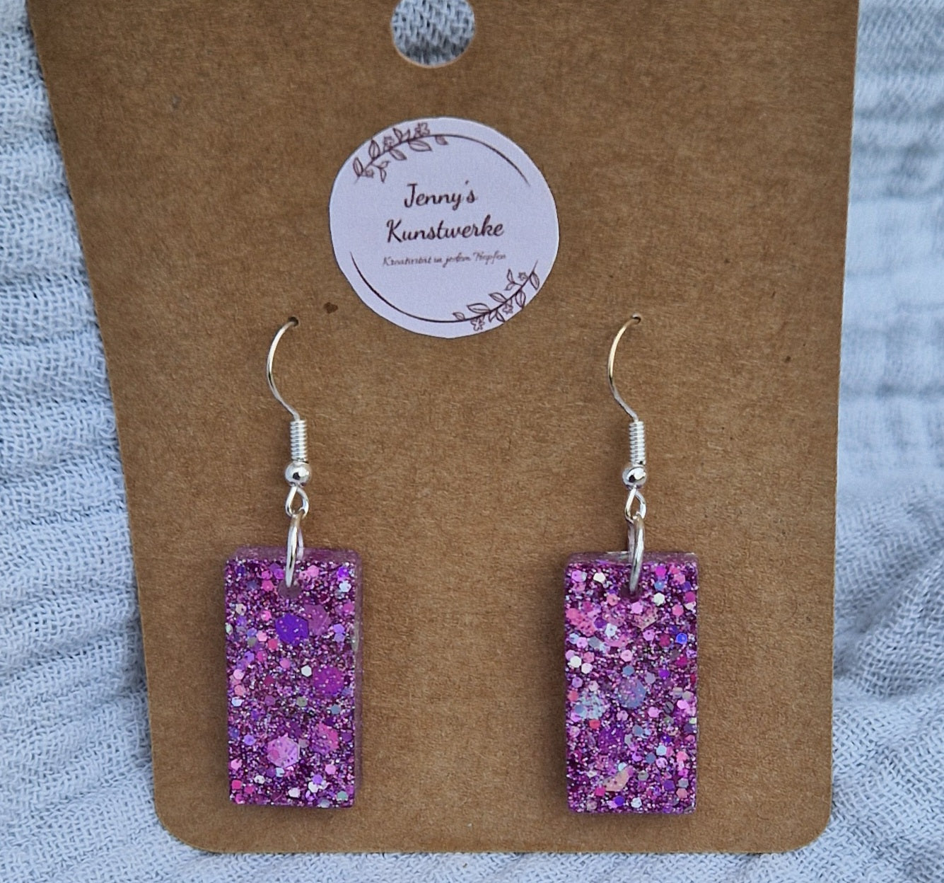 Ohrringe aus Resin in versch. Varianten