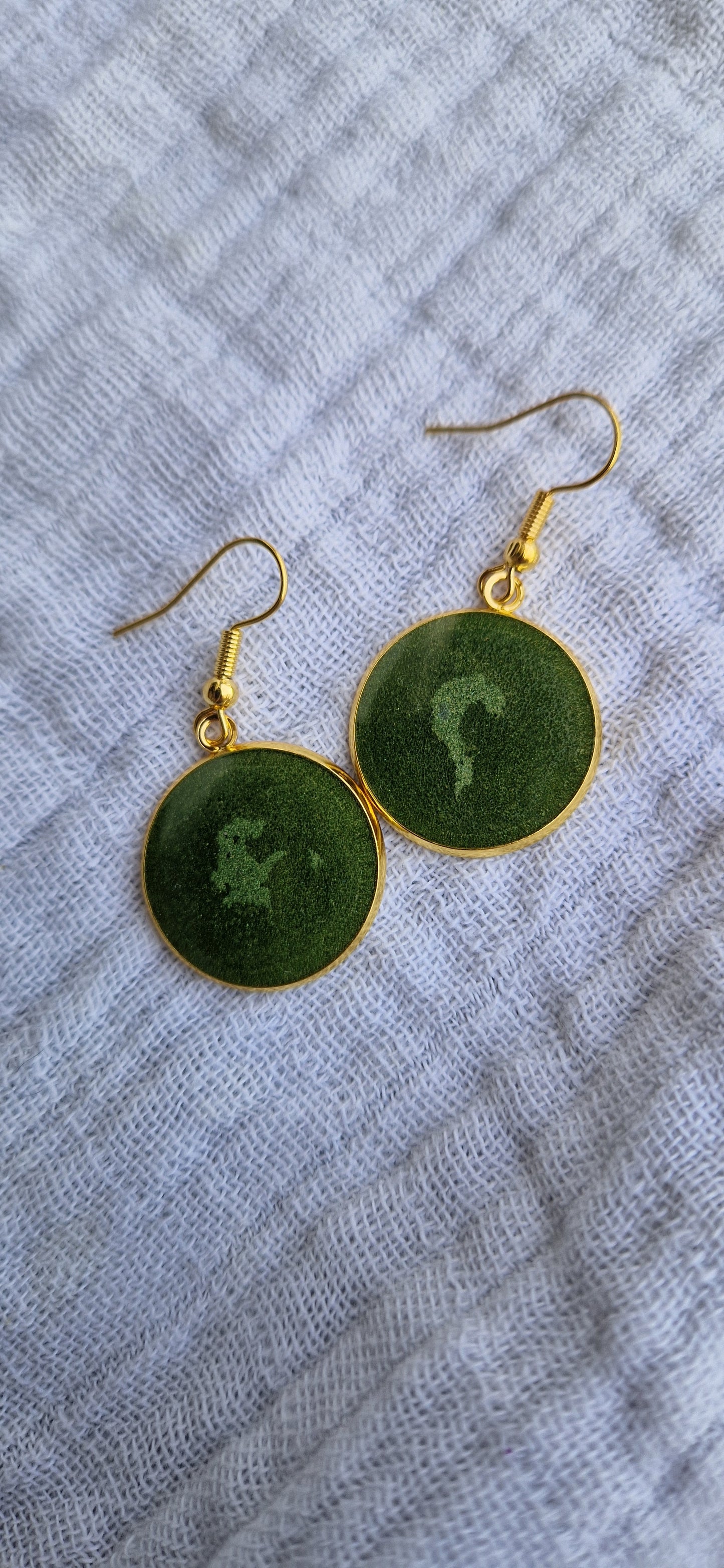 Ohrringe aus Edelstahl&Epoxidharz in versch. Designs (Modeschmuck)