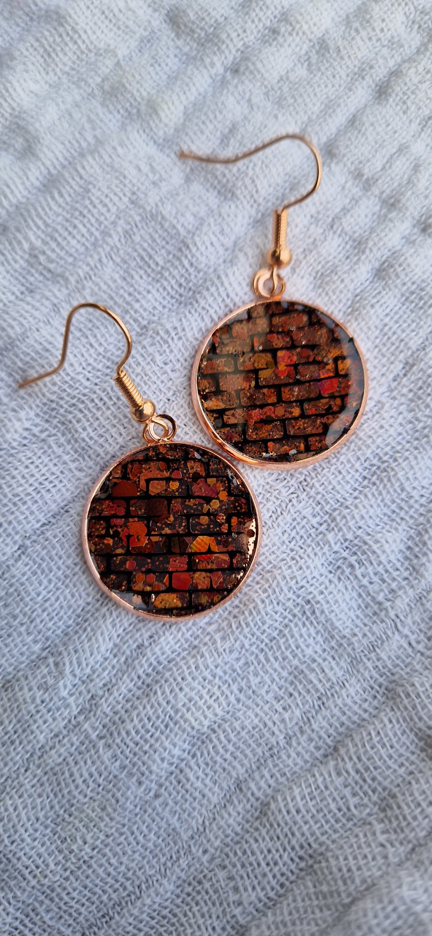 Ohrringe aus Edelstahl&Epoxidharz in versch. Designs (Modeschmuck)