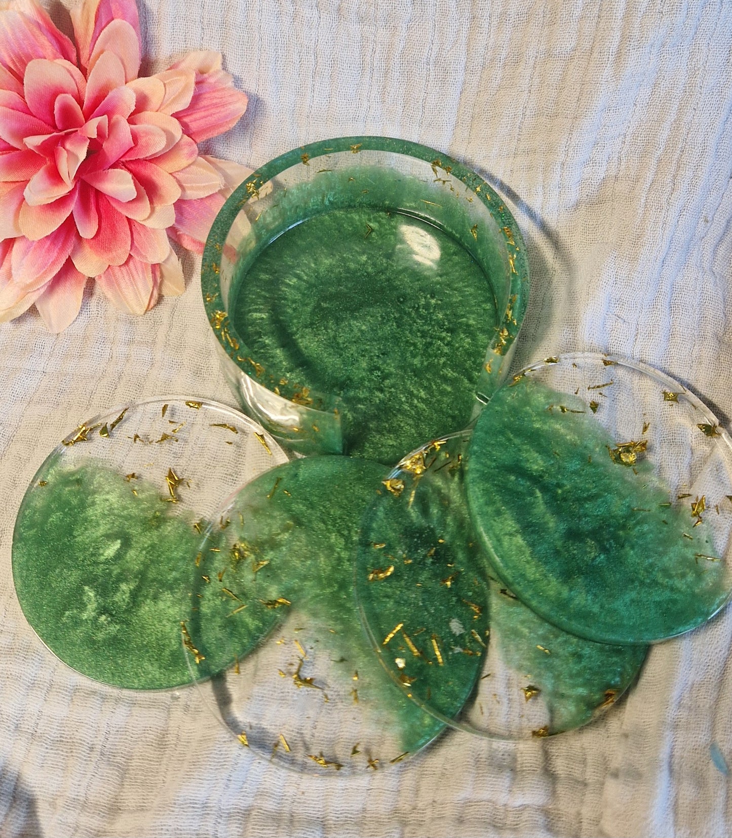 Untersetzer Set in versch. Designs aus Resin