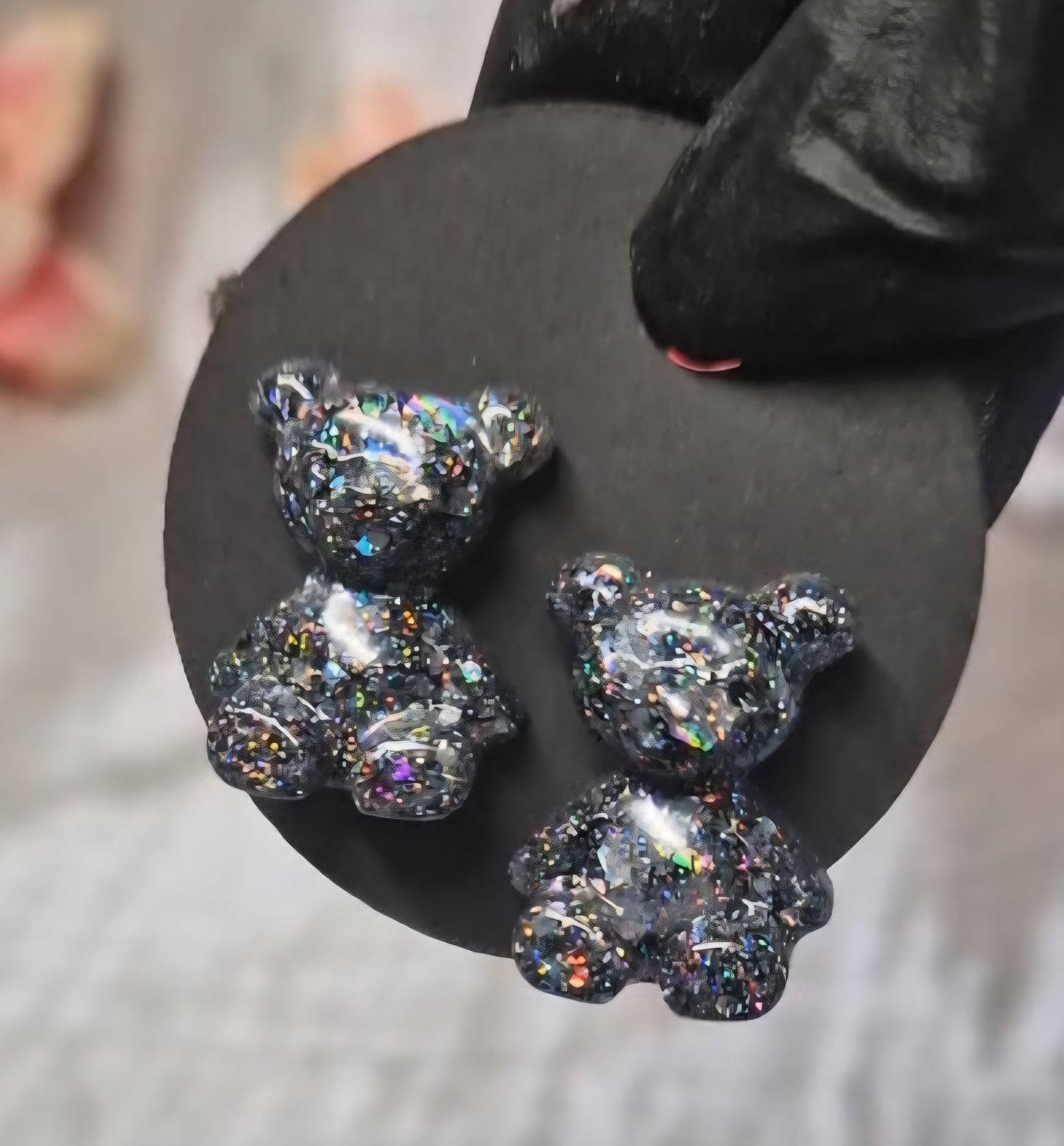 Modeschmuck Ohrringe "Bärchen" aus Resin in versch. Designs