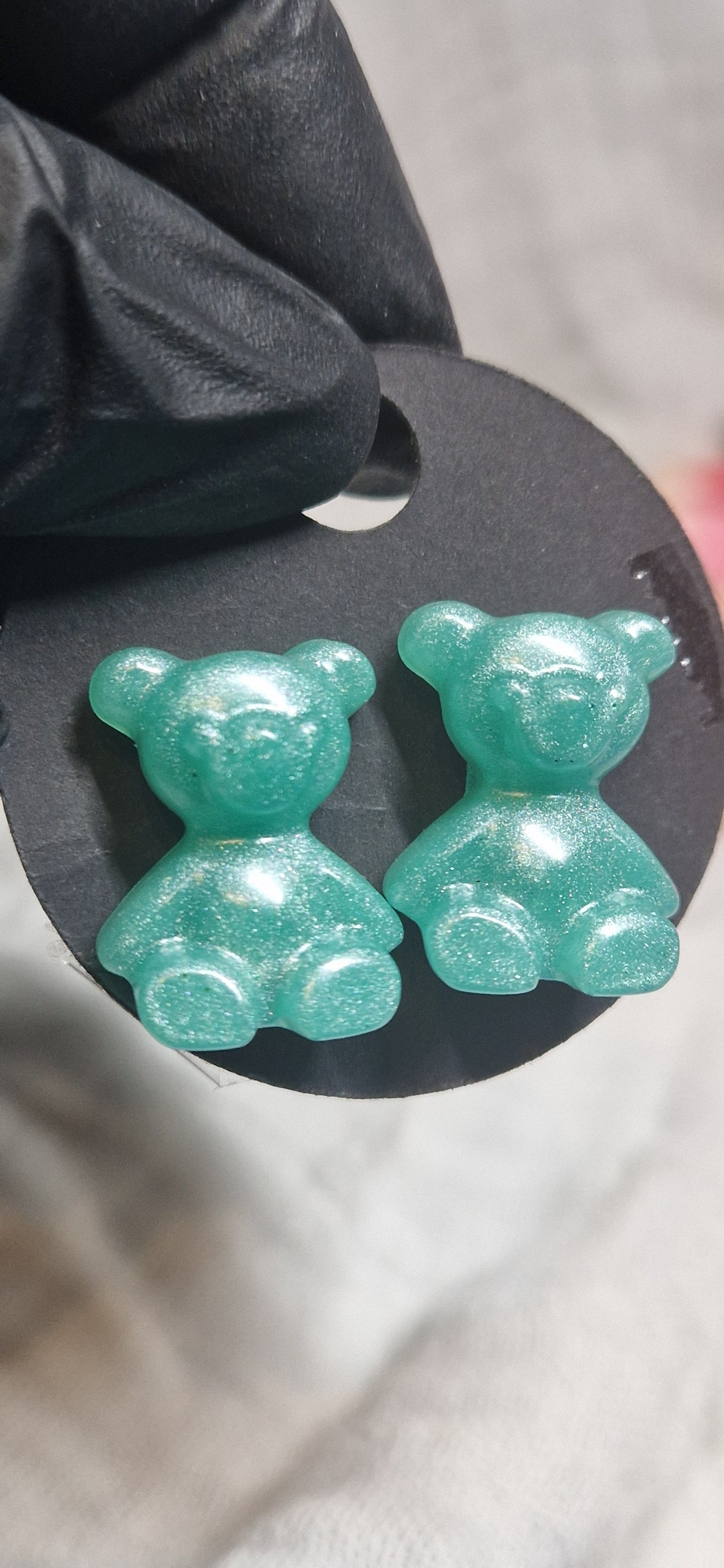 Modeschmuck Ohrringe "Bärchen" aus Resin in versch. Designs