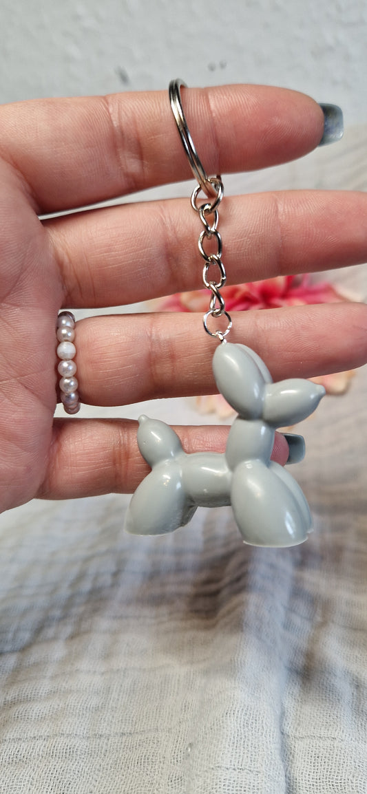 Ballonhund Schlüsselanhänger aus Resin in versch. Designs