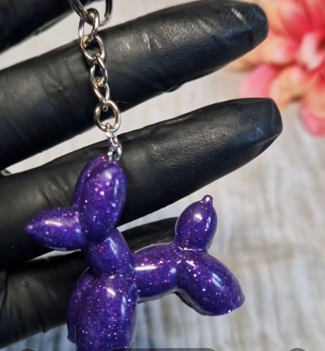 Ballonhund Schlüsselanhänger aus Resin in versch. Designs
