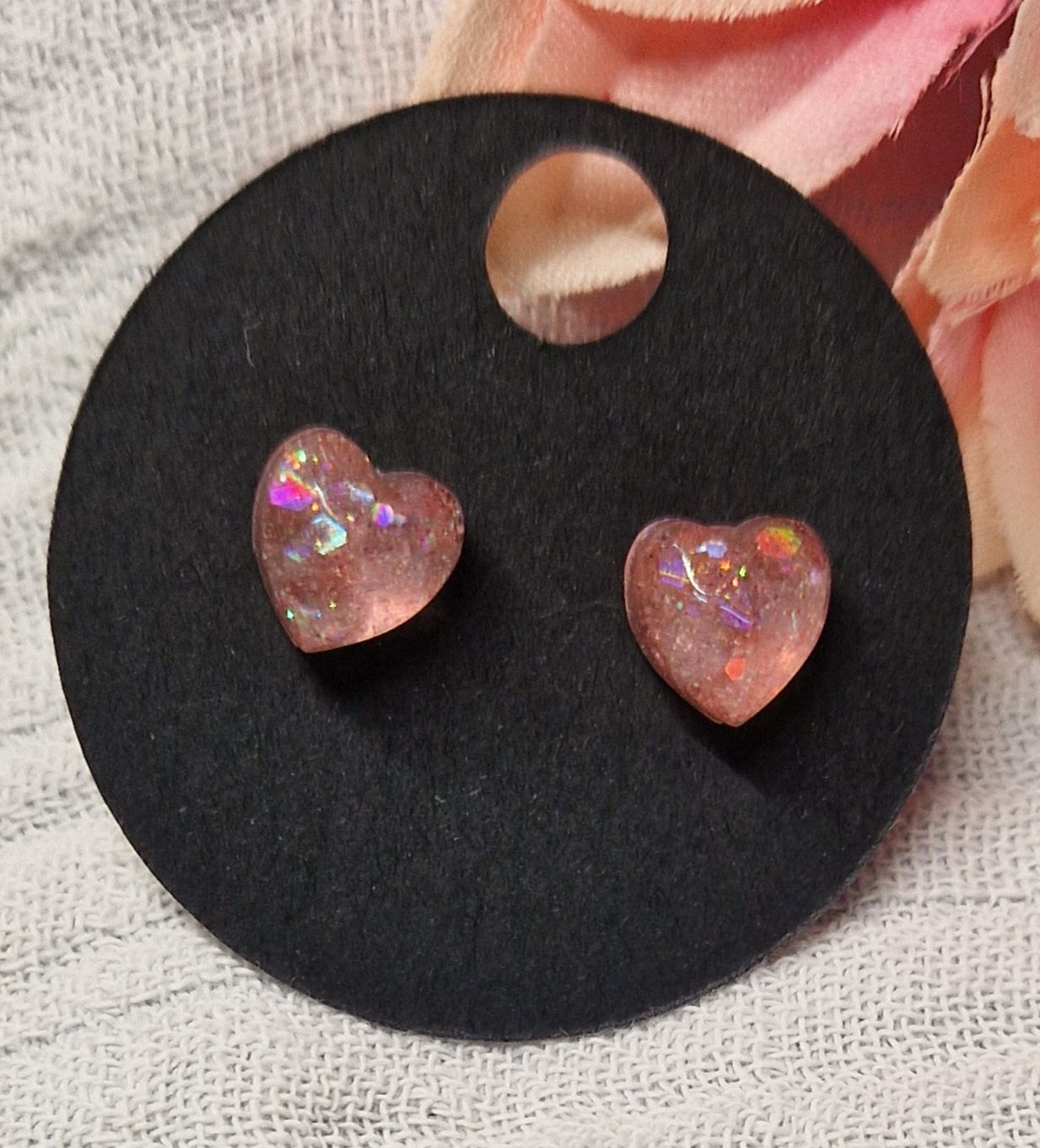 Stecker Ohrringe aus Resin in versch. Design