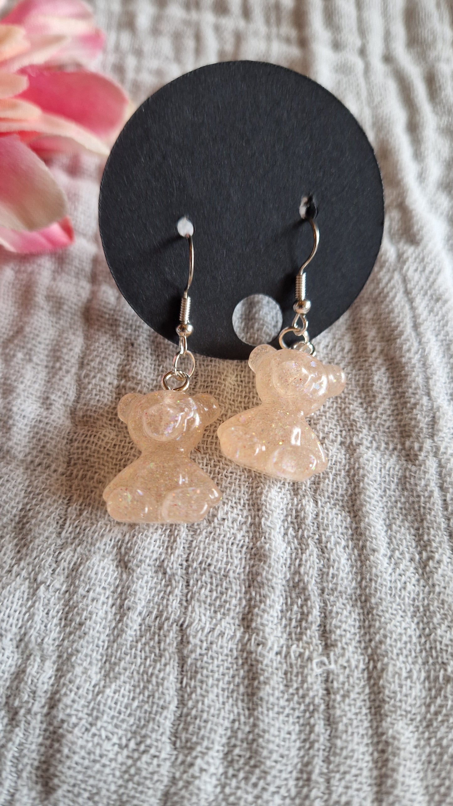 Modeschmuck Ohrringe "Bärchen" aus Resin in versch. Designs