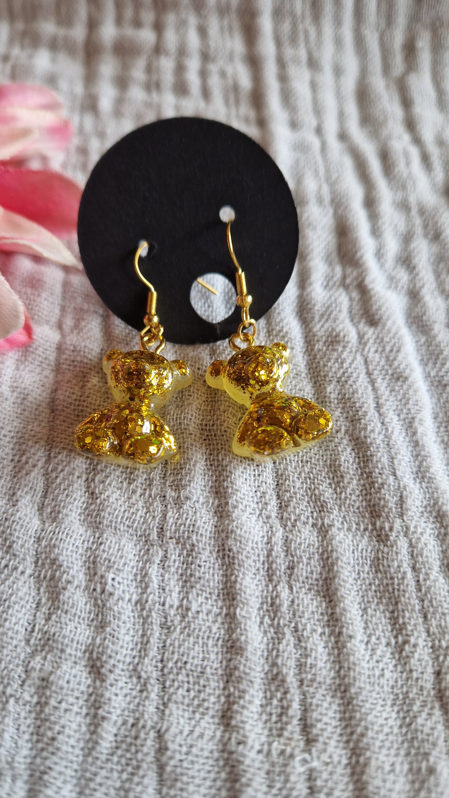 Modeschmuck Ohrringe "Bärchen" aus Resin in versch. Designs