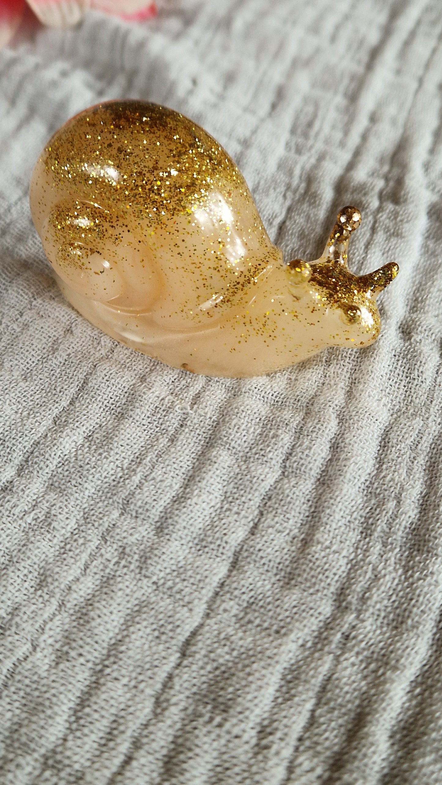 Kleine Schnecki Figur aus Resin