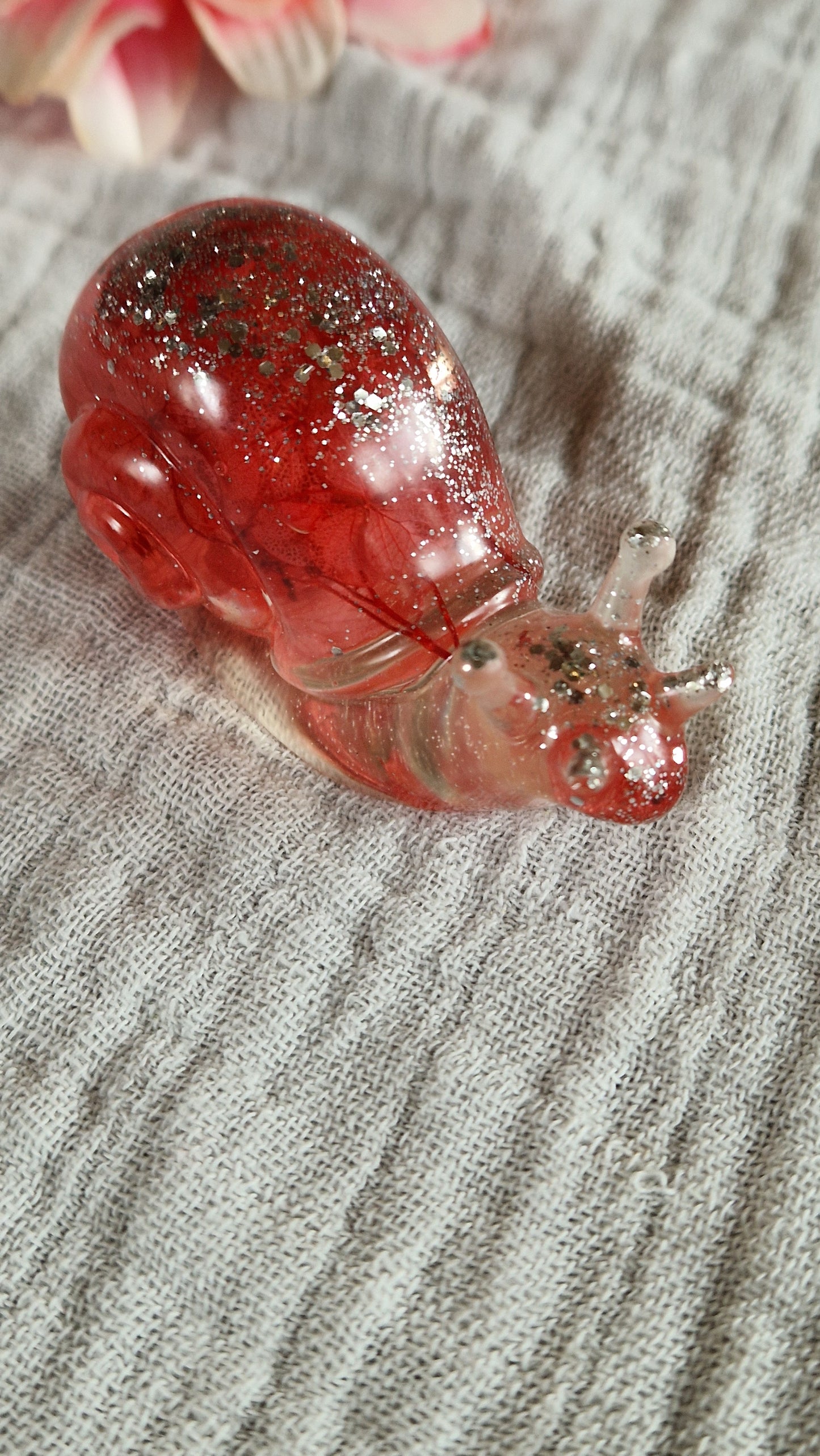 Kleine Schnecki Figur aus Resin