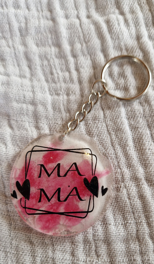 Mama&Papa Schlüsselanhänger aus Resin