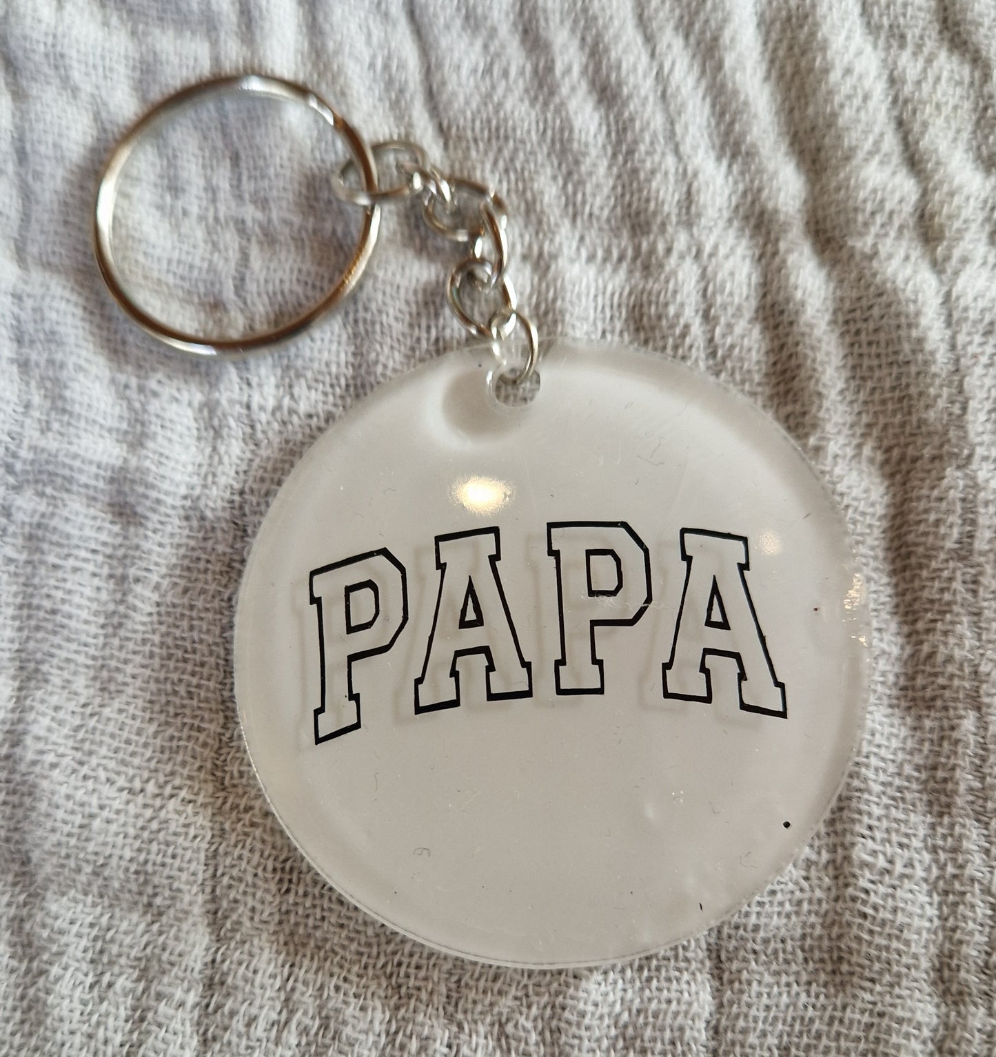 Mama&Papa Schlüsselanhänger aus Resin