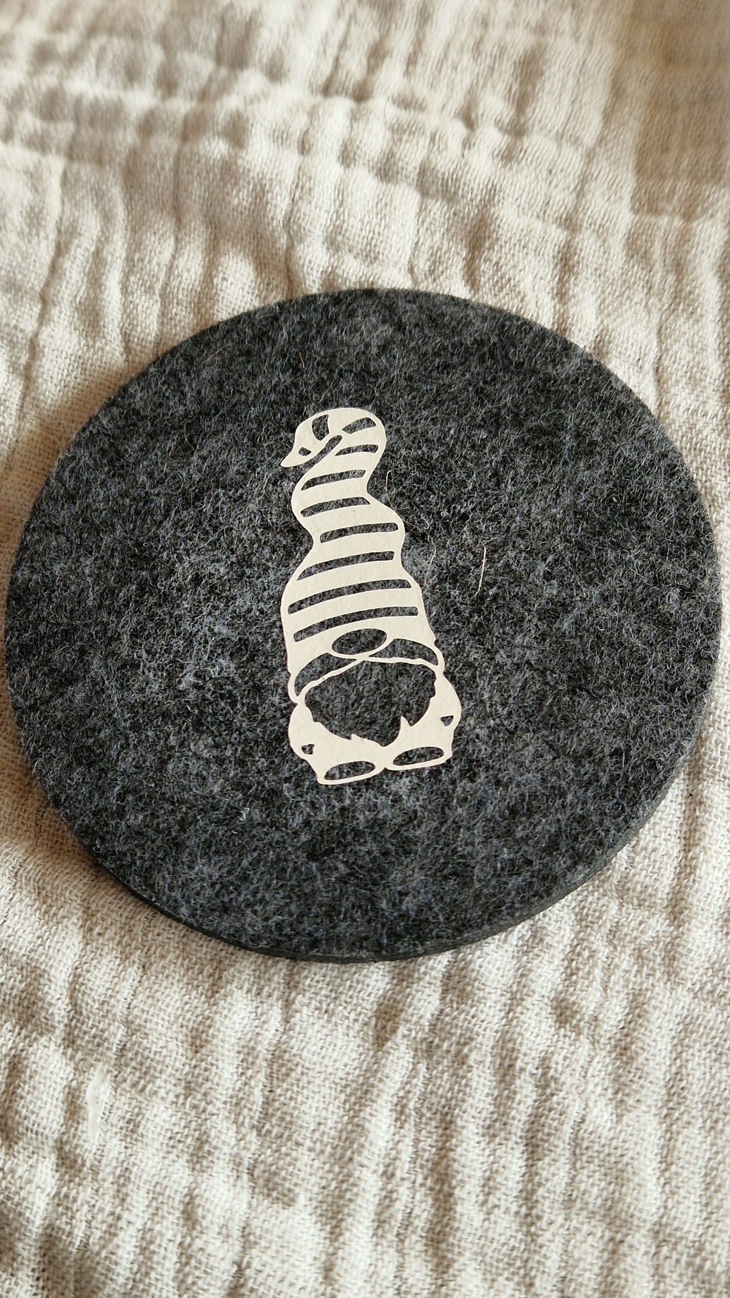 Untersetzer "Weihnachten" aus Filz 10cm