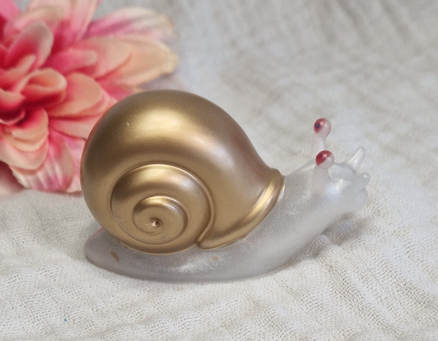 Kleine Schnecki Figur aus Resin