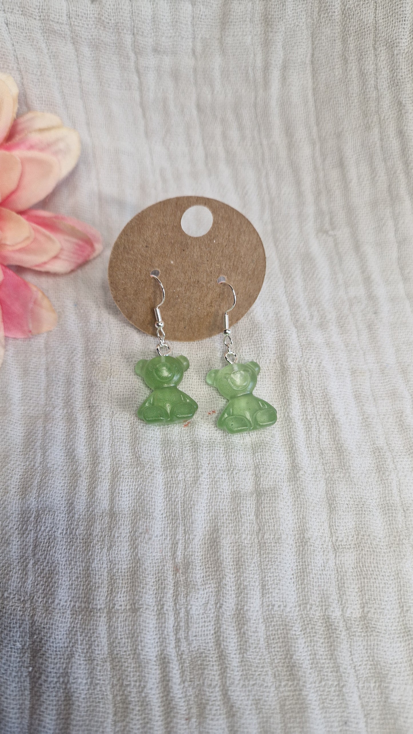 Modeschmuck Ohrringe "Bärchen" aus Resin in versch. Designs