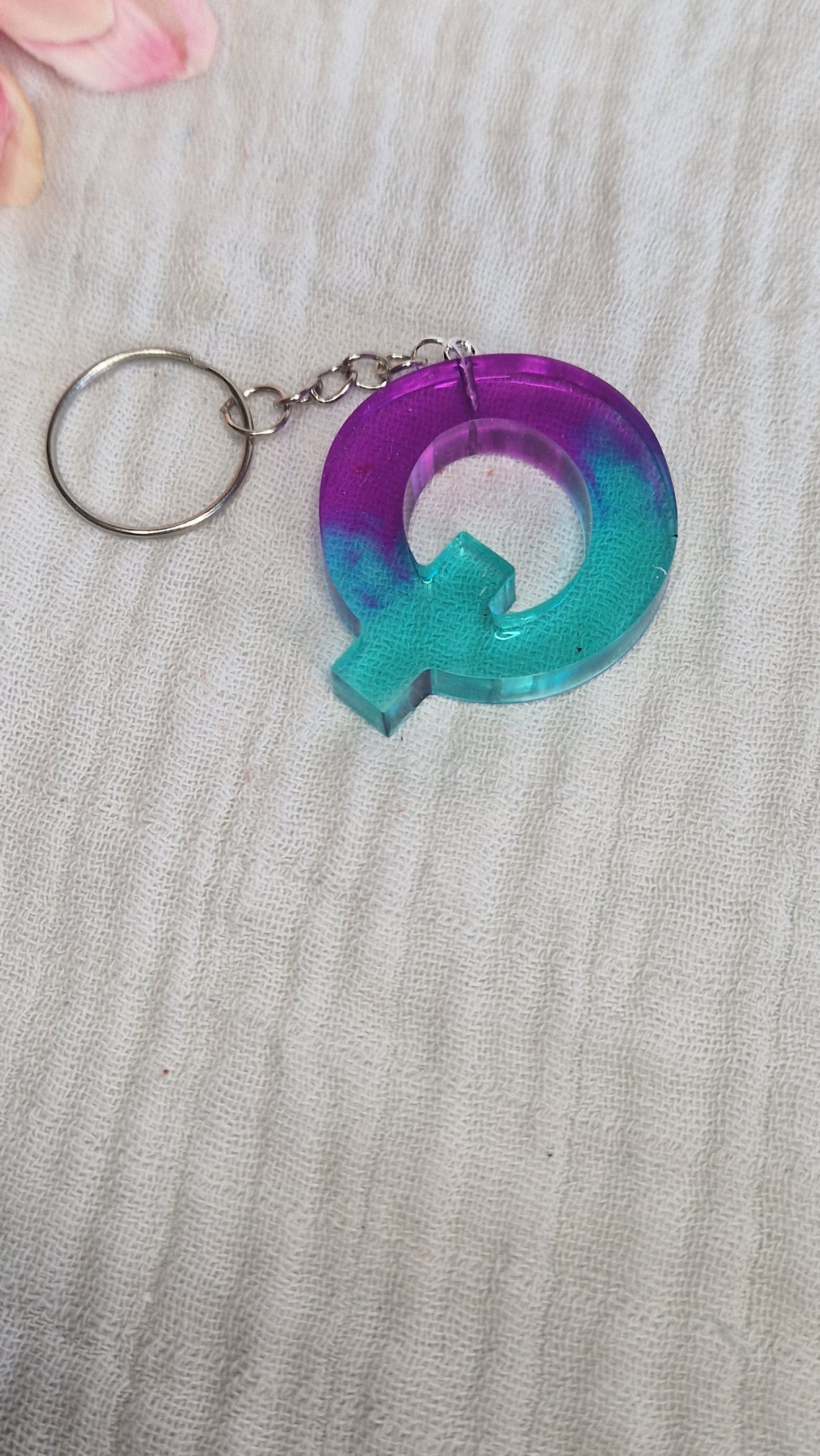 Buchstaben Schlüsselanhanger aus Resin