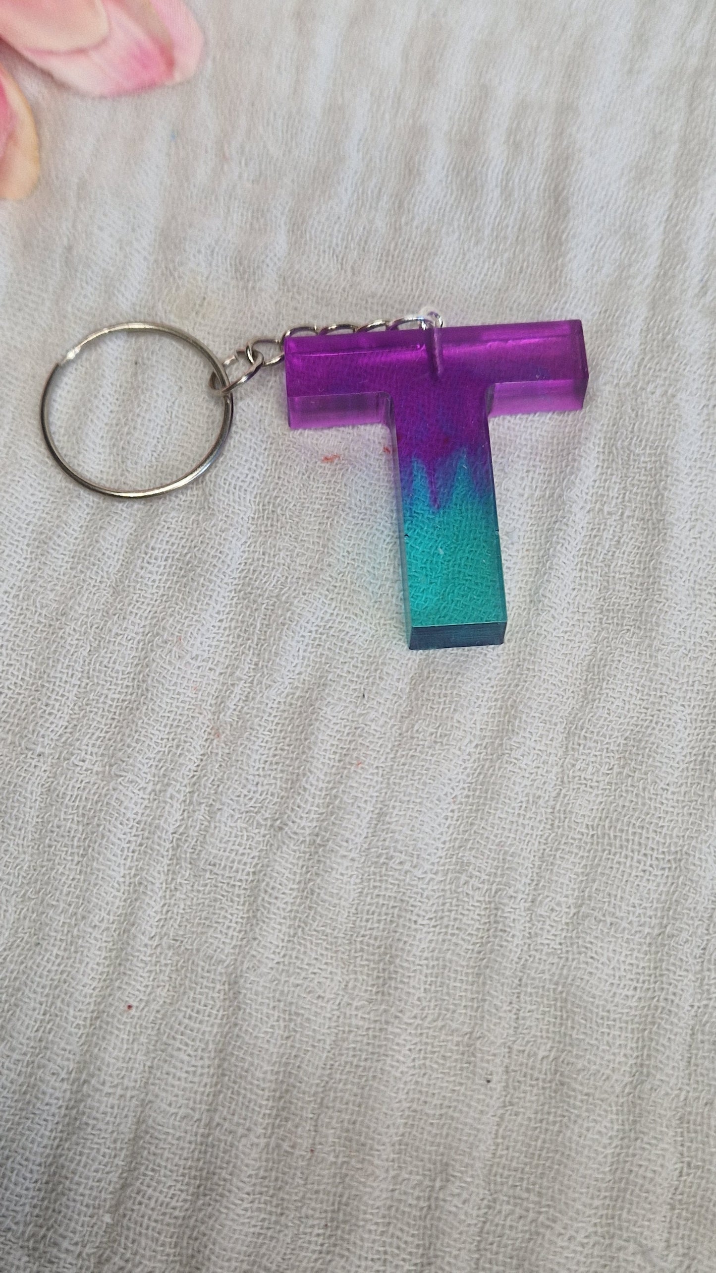 Buchstaben Schlüsselanhanger aus Resin