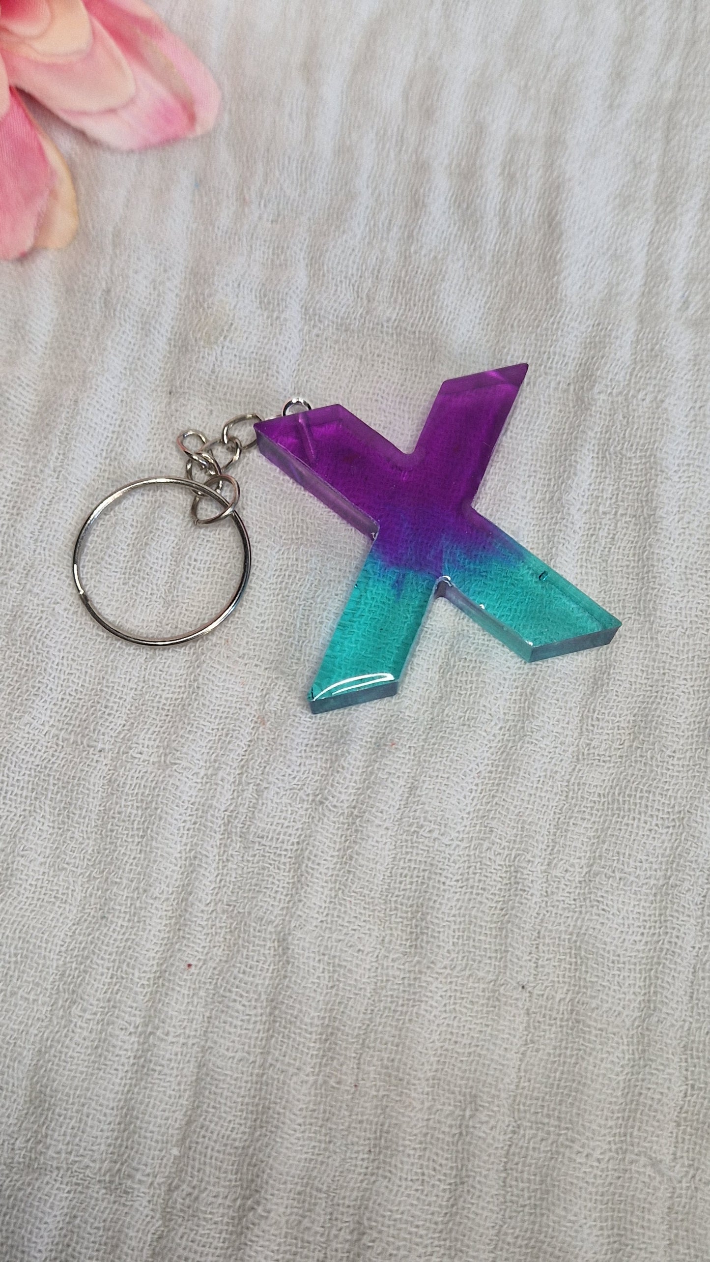 Buchstaben Schlüsselanhanger aus Resin