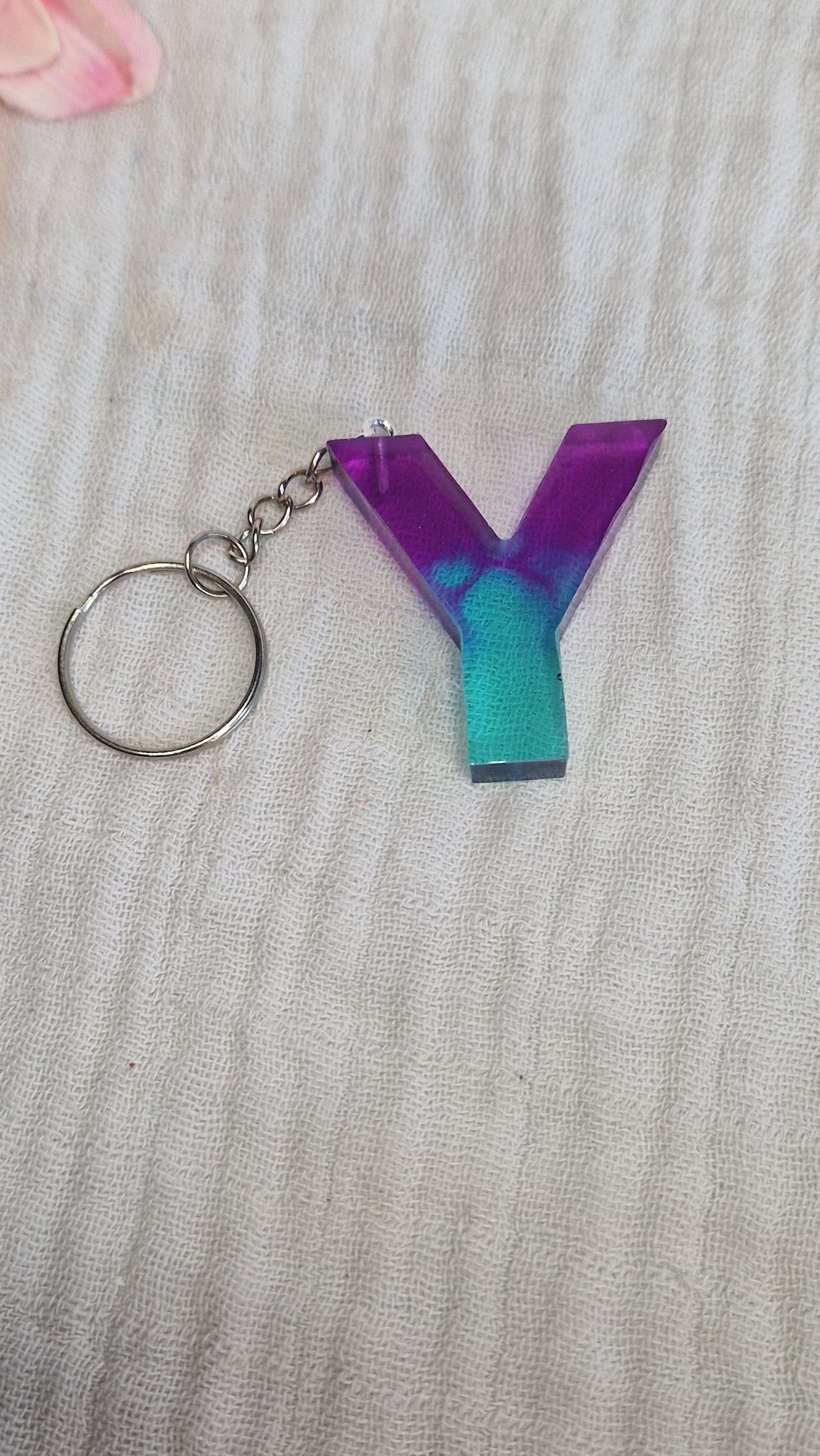 Buchstaben Schlüsselanhanger aus Resin