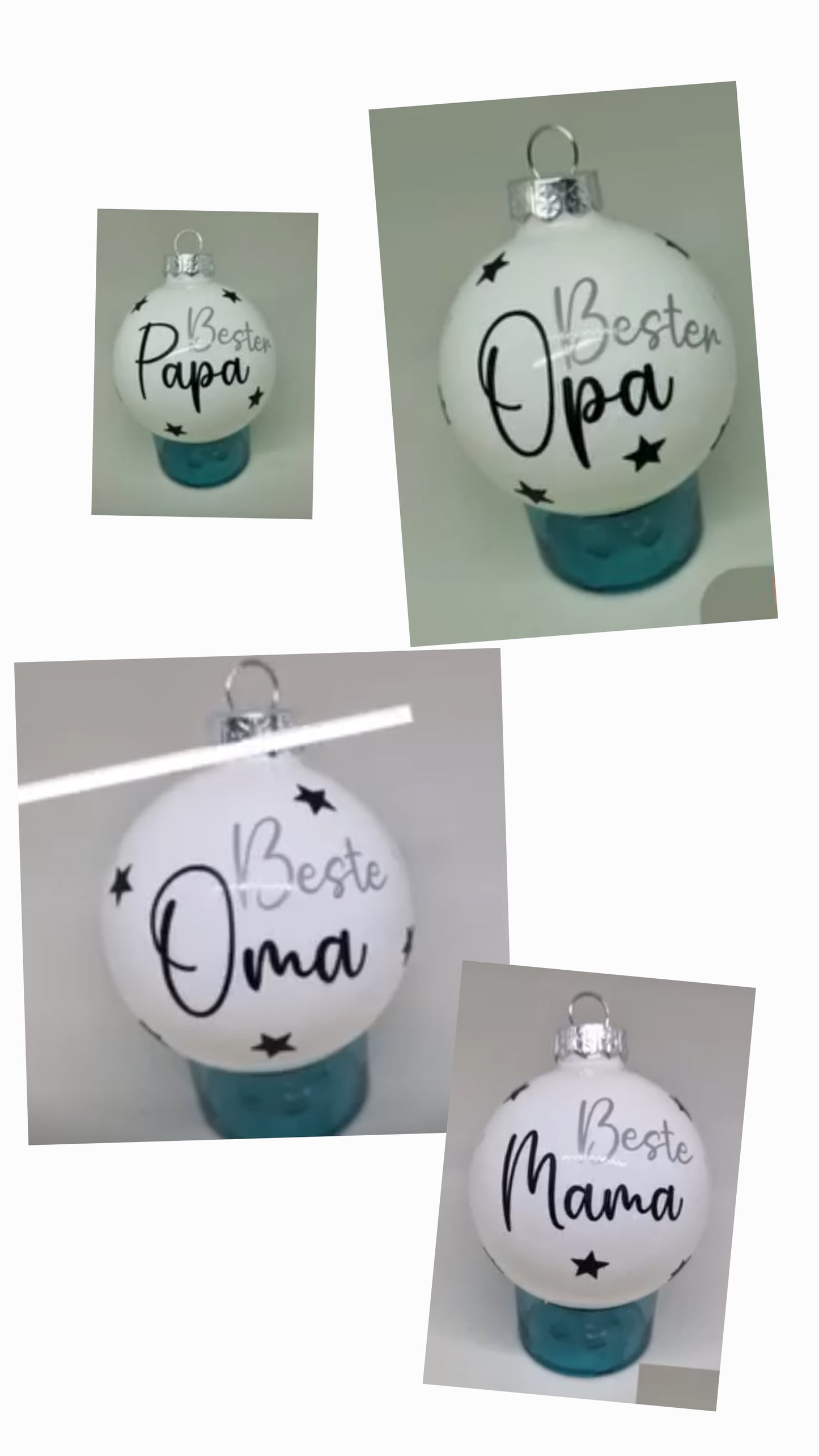 Personalisierte Weihnachtkugel