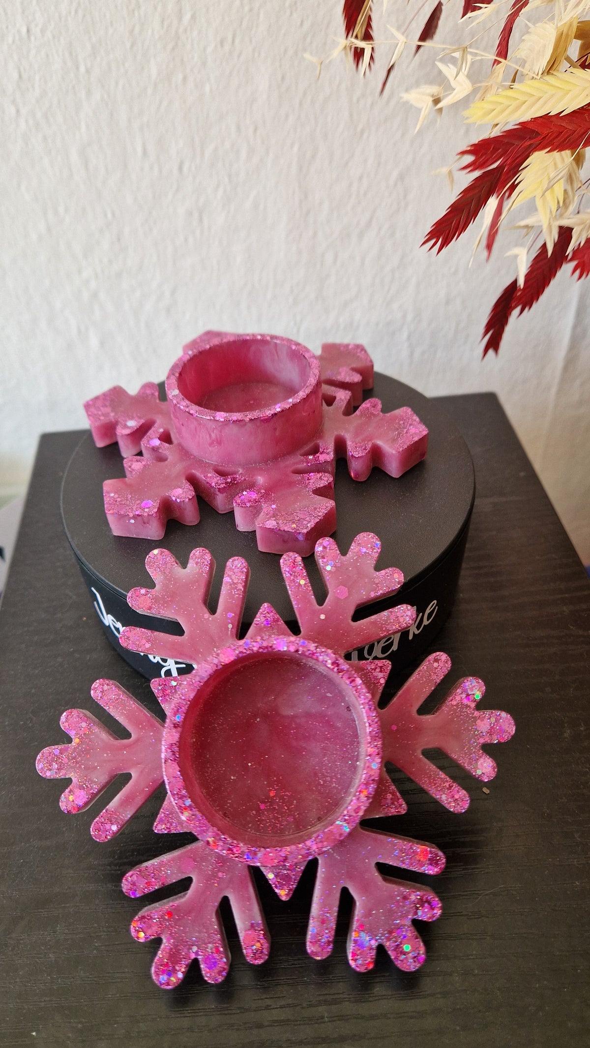 Teelichthalter aus Epoxidharz [2er Set]