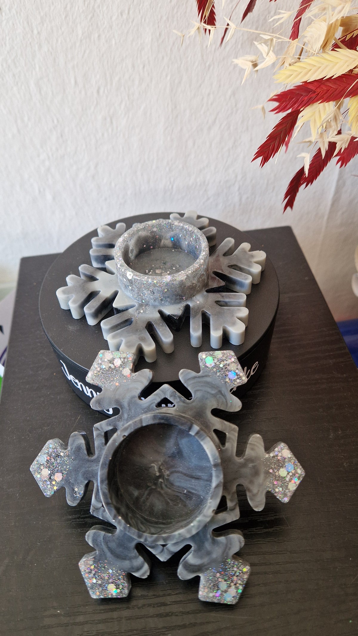 Teelichthalter aus Epoxidharz [2er Set]