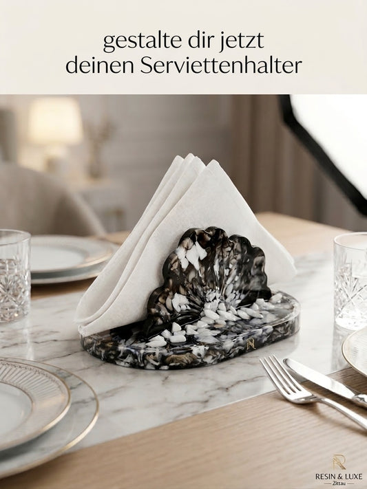 Serviettenhalter aus Epoxidharz – Wunschfarbe selbst wählen