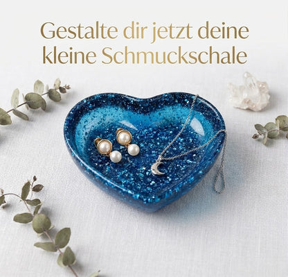 kleine Herzschale aus Resin in deiner Wunschfarbe