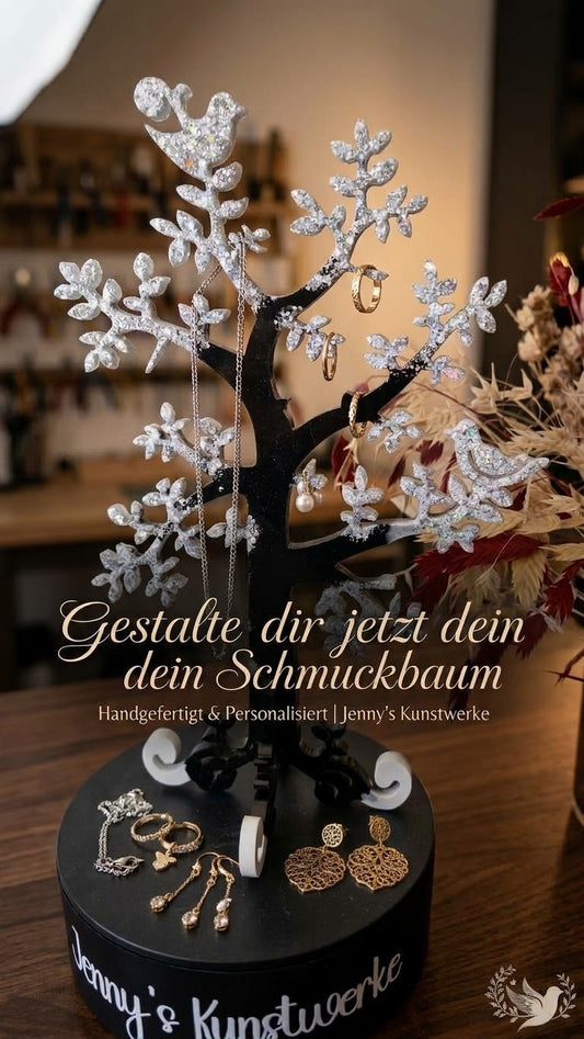 Schmuckbaum aus Epoxidharz in deiner Wunschfarbe
