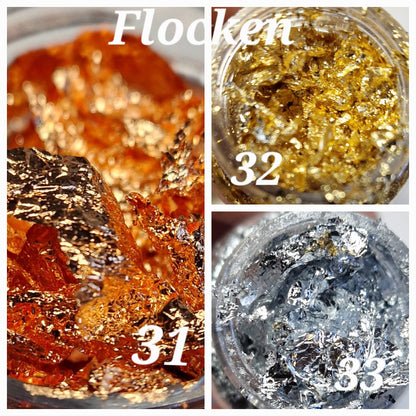 Personalisierte Baumschmuck aus Epoxidharz in Wunschfarbe