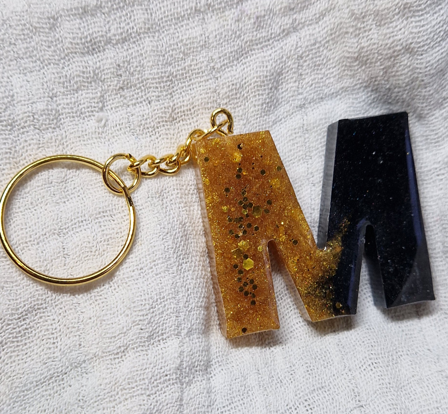 Buchstaben Schlüsselanhänger aus Resin