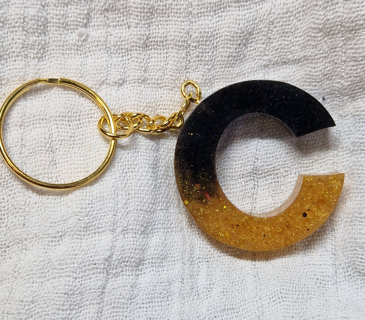 Buchstaben Schlüsselanhänger aus Resin