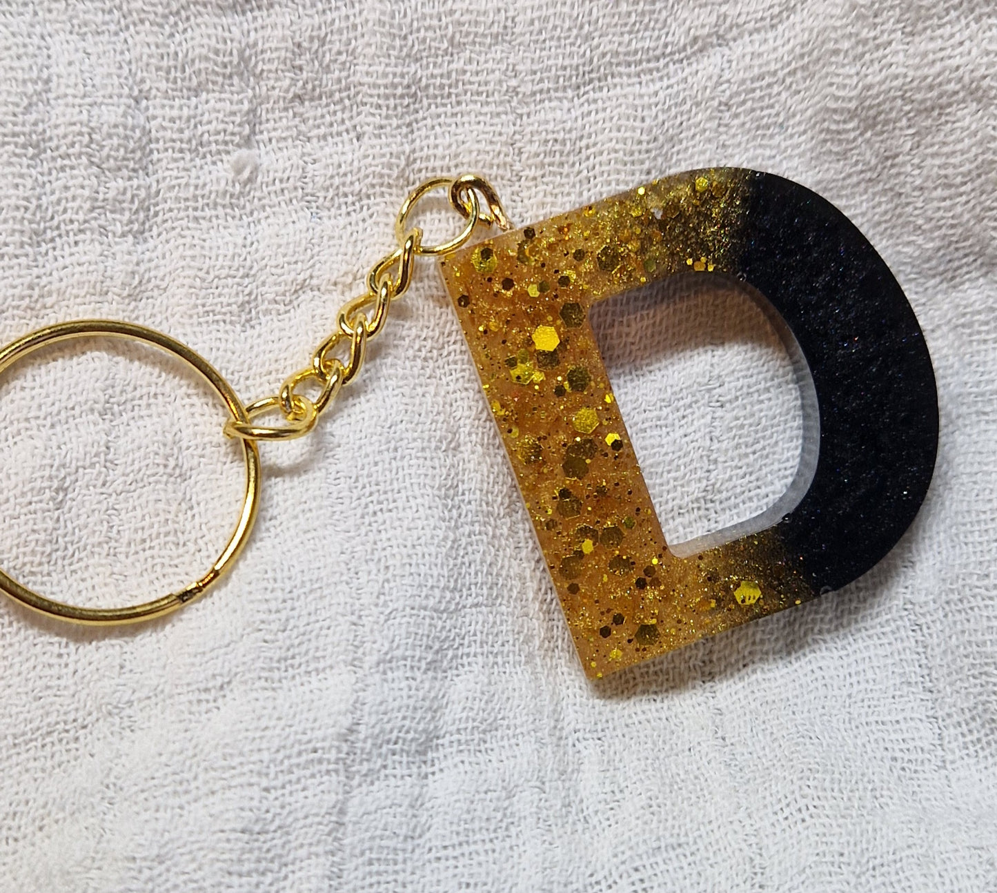 Buchstaben Schlüsselanhänger aus Resin