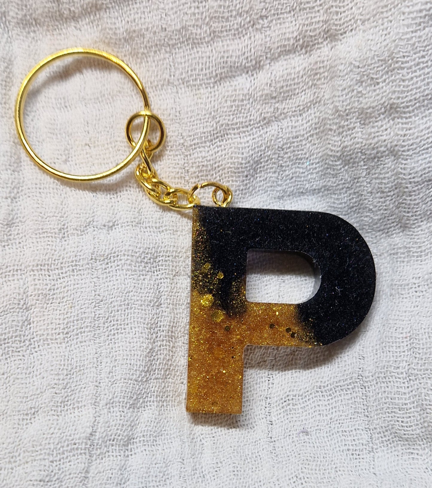 Buchstaben Schlüsselanhänger aus Resin