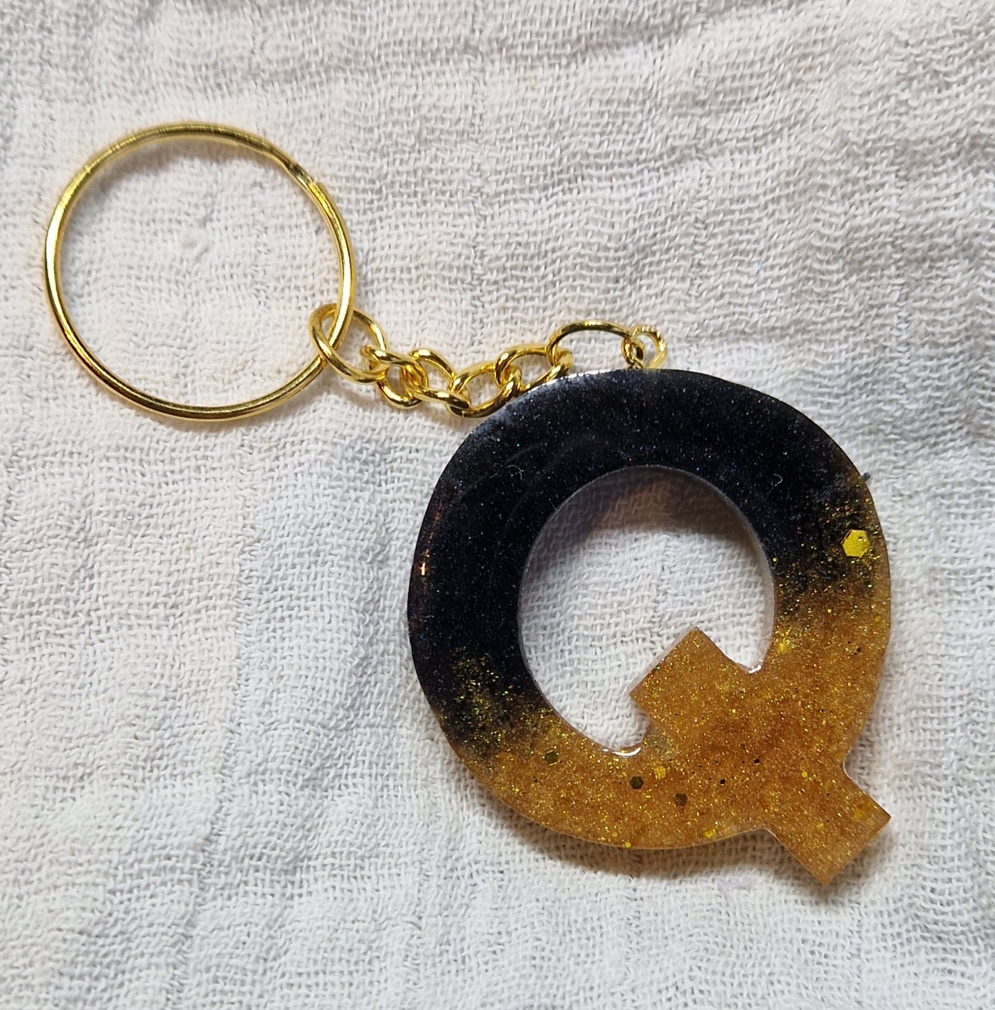 Buchstaben Schlüsselanhänger aus Resin