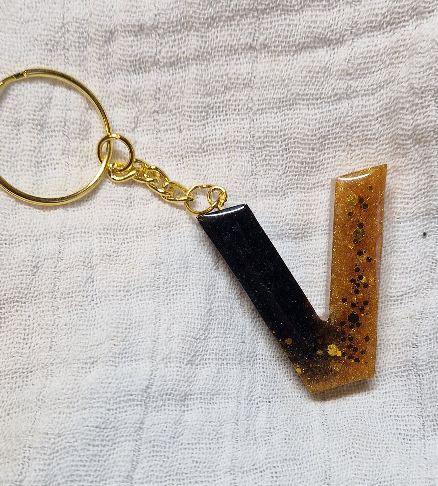 Buchstaben Schlüsselanhänger aus Resin