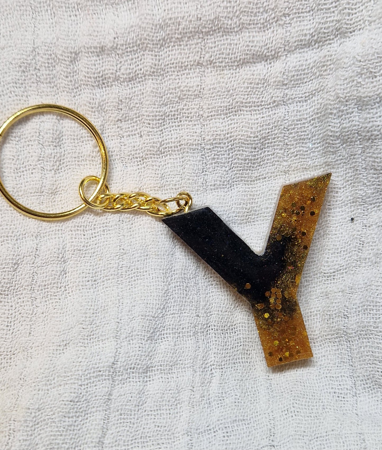 Buchstaben Schlüsselanhänger aus Resin