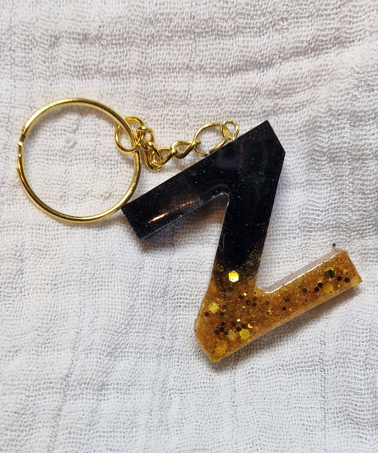 Buchstaben Schlüsselanhänger aus Resin