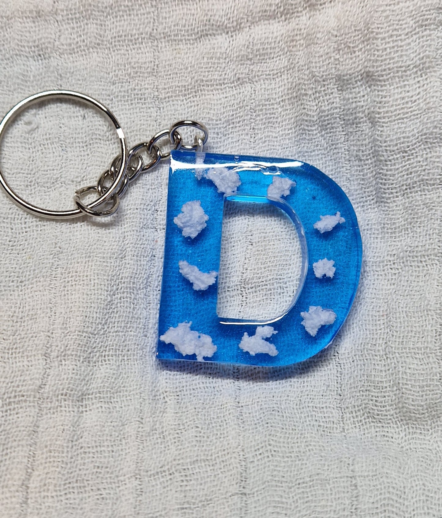 Buchstaben Schlüsselanhänger(Wolken)