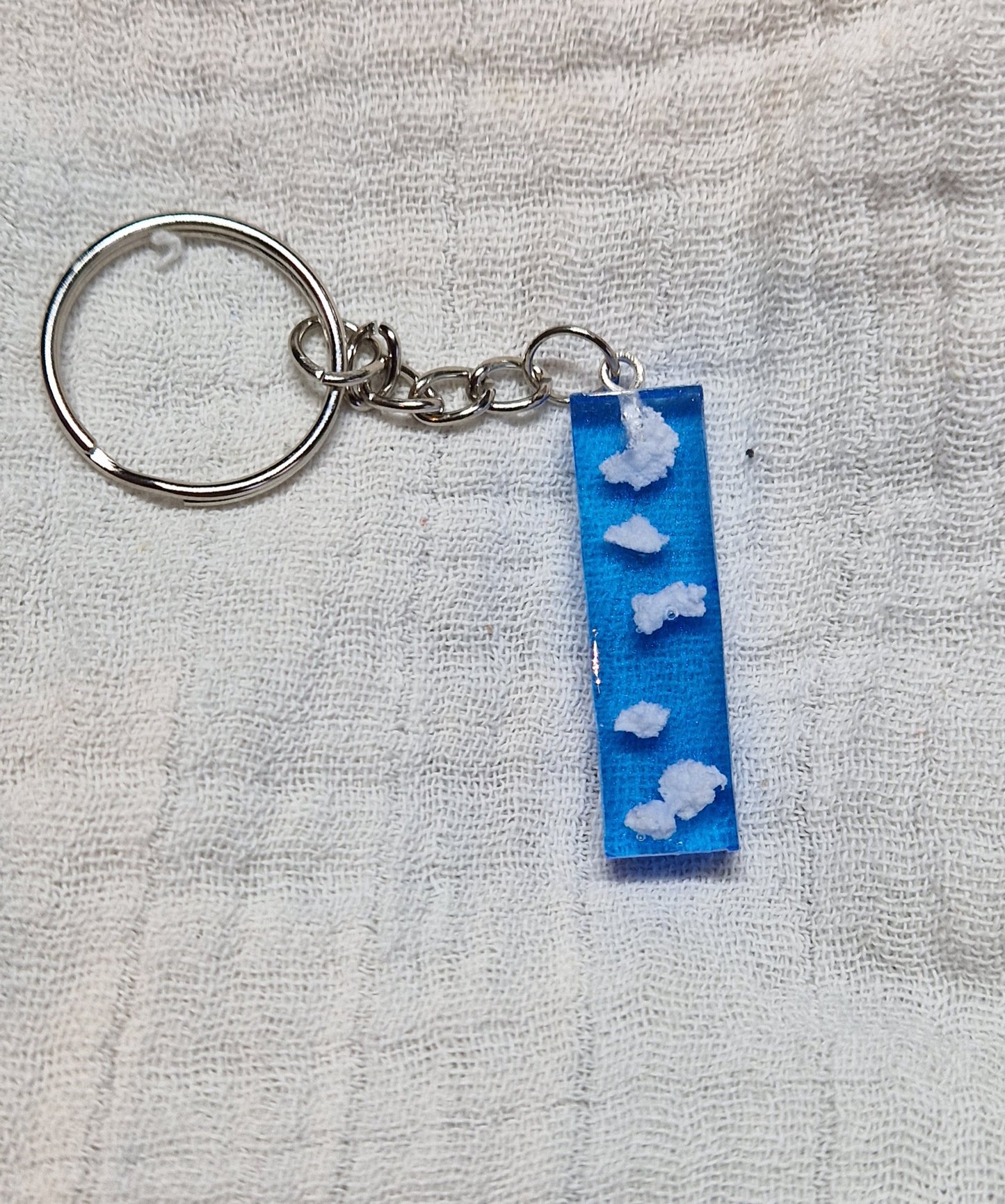 Buchstaben Schlüsselanhänger(Wolken)