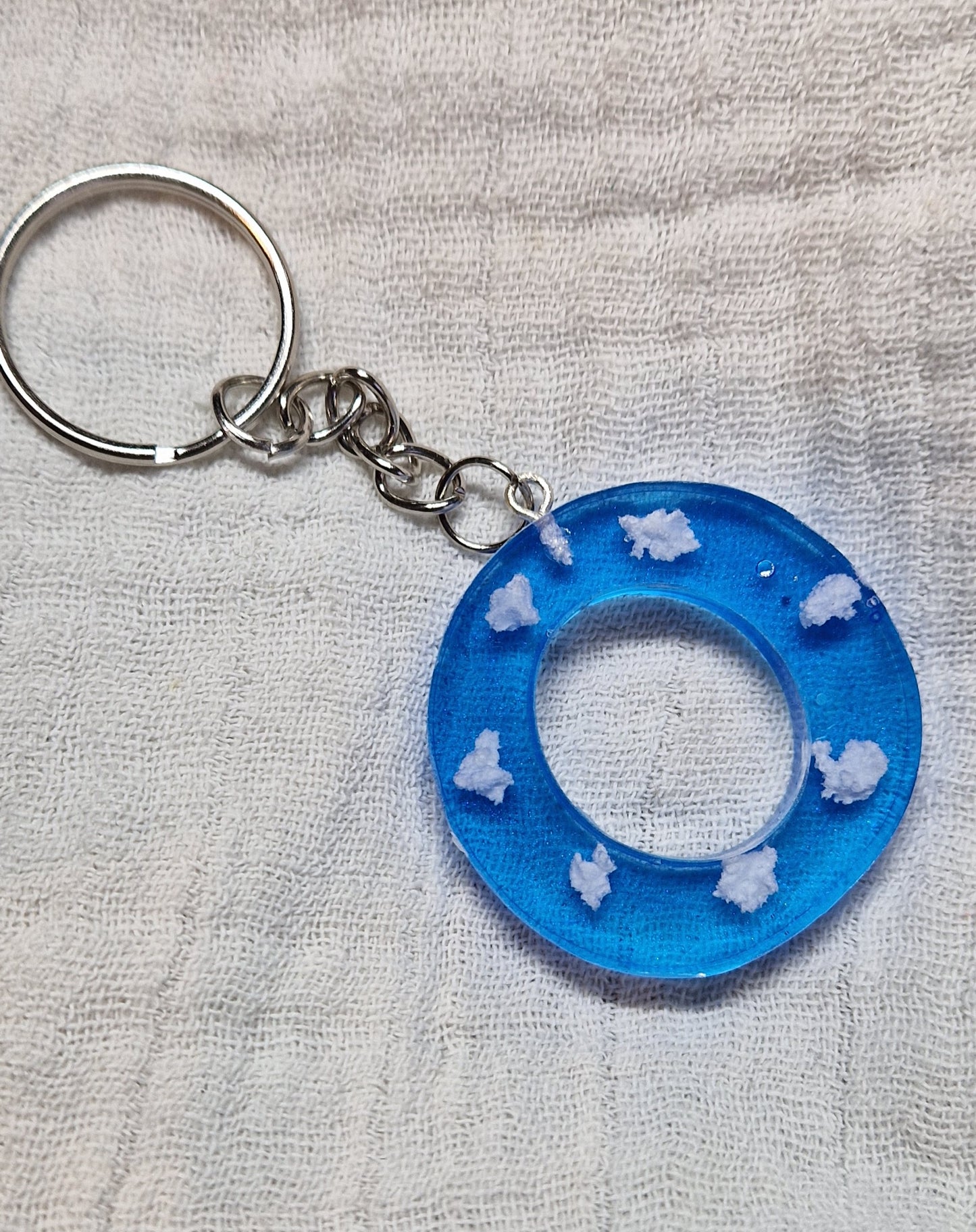 Buchstaben Schlüsselanhänger(Wolken)