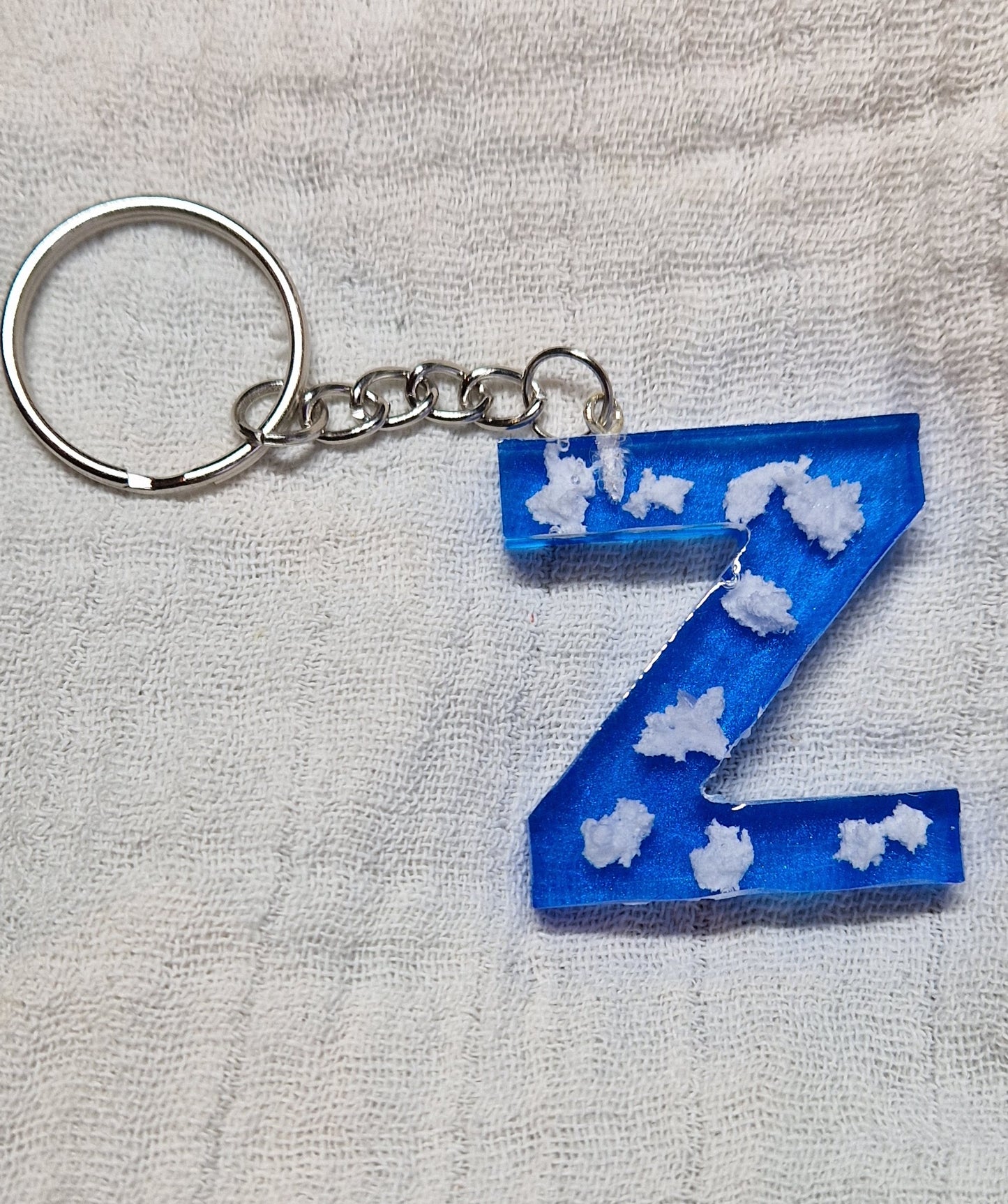 Buchstaben Schlüsselanhänger(Wolken)