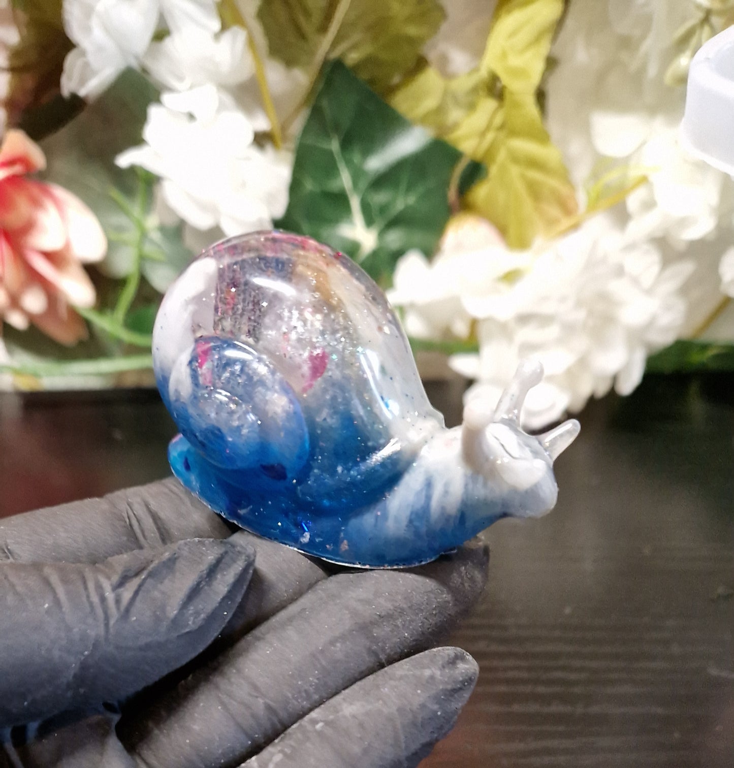 Kleine Schnecki Figur aus Resin