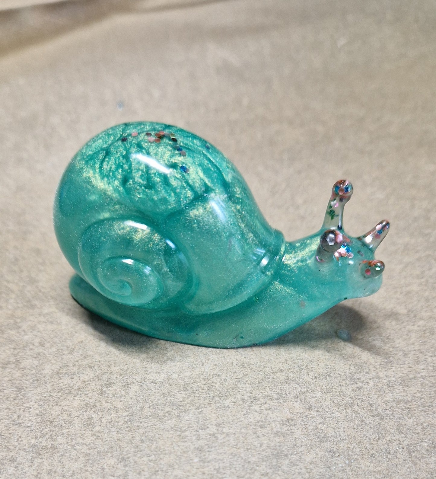 Kleine Schnecki Figur aus Resin