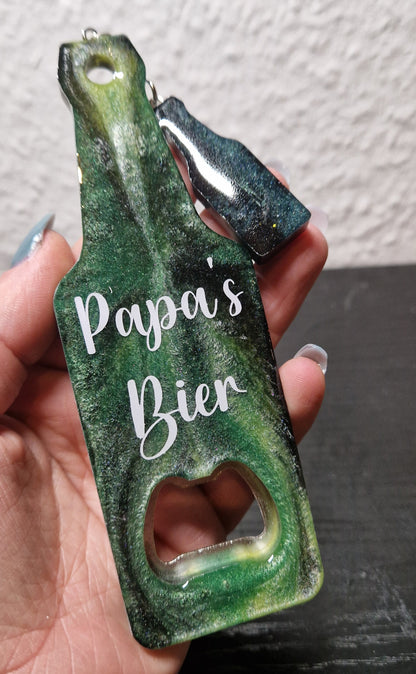 Flaschenöffner aus Resin in deiner Wunschfarbe